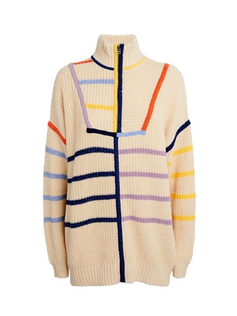 Staud Hampton Half Zip Sweater